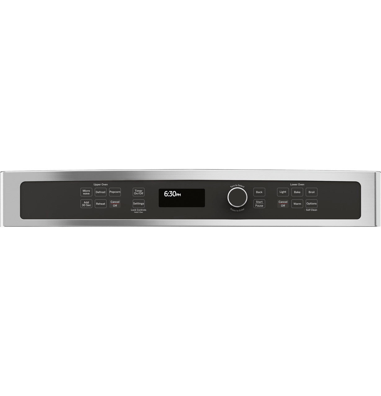GE JK3800SHSS 27" Built-In Combination Microwave Wall Oven – Stainless Steel