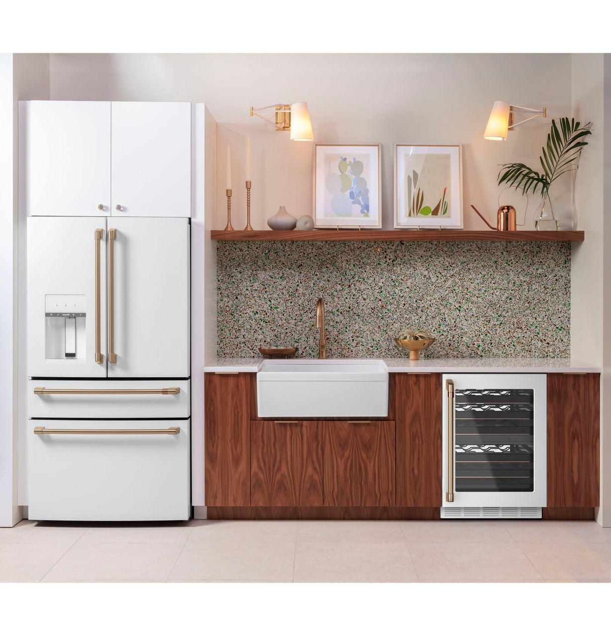 Café CVE28DP4NW2 27.8 Cu. Ft. Smart 4-Door French-Door Refrigerator
