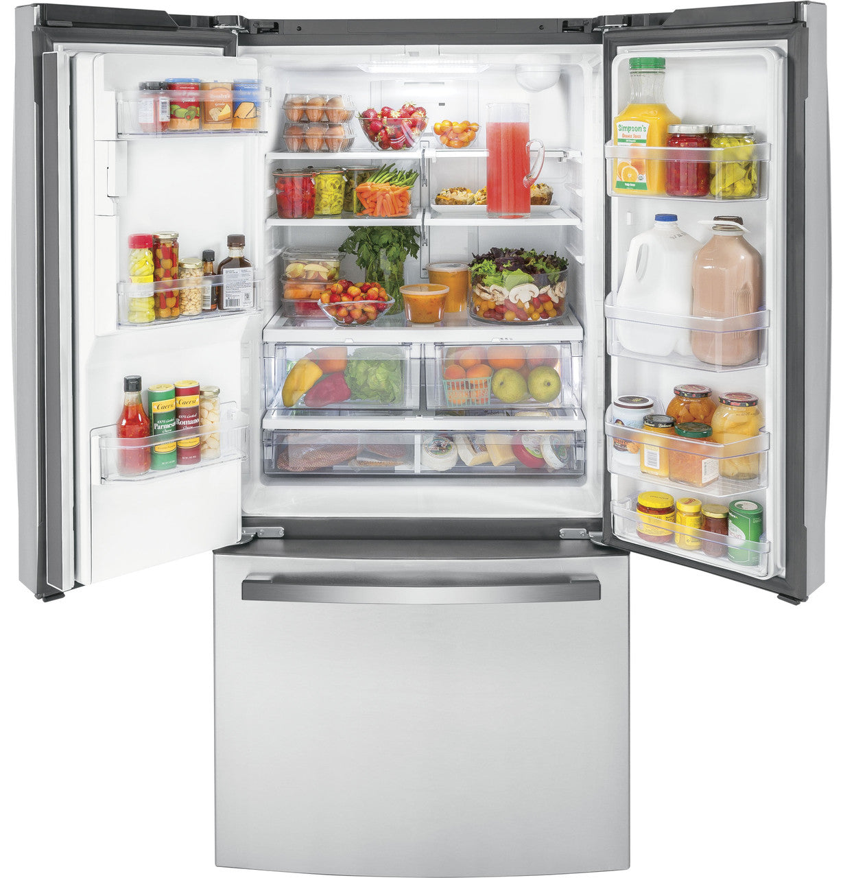 GE GYE18JYLFS 33" Counter-Depth French Door Refrigerator – Stainless Steel ENERGY STAR®