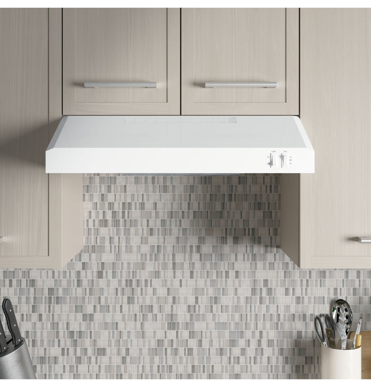 GE JVX3240DJWW 24" Under Cabinet Range Hood – White
