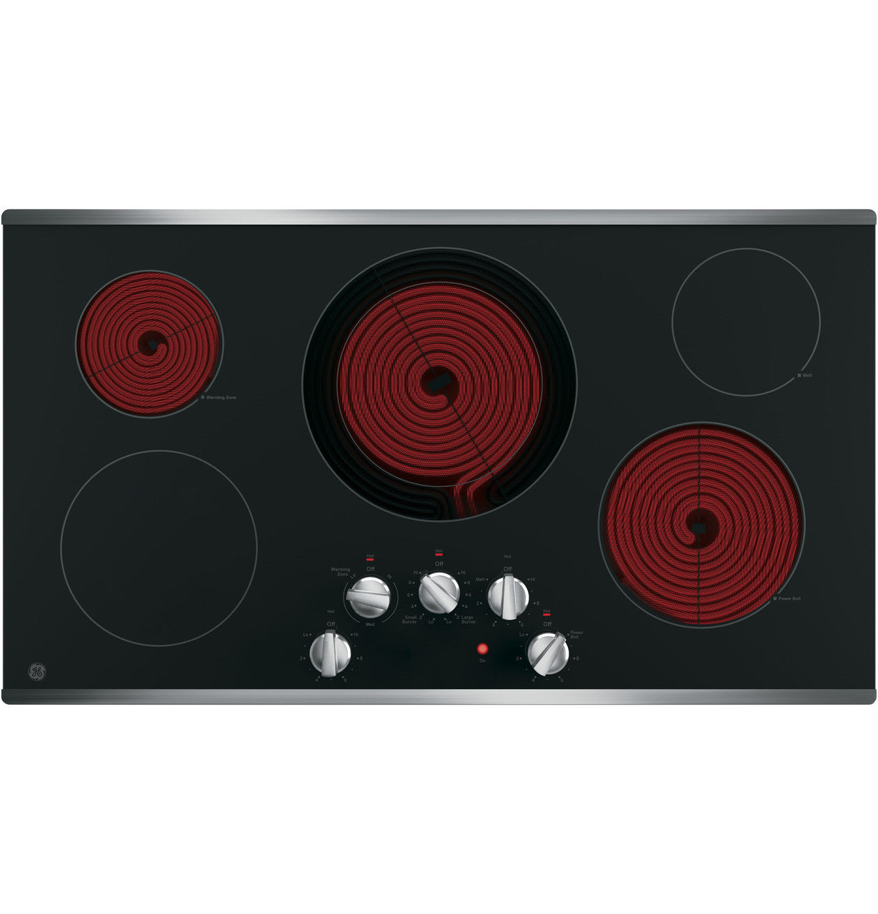 GE JP3036SLSS 36" Built-In Electric Cooktop – Stainless Steel