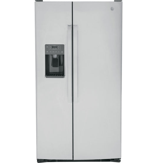 GE GSE25GYPFS 25.3 Cu. Ft. Side-By-Side ENERGY STAR® Refrigerator – Fingerprint-Resistant Stainless Steel