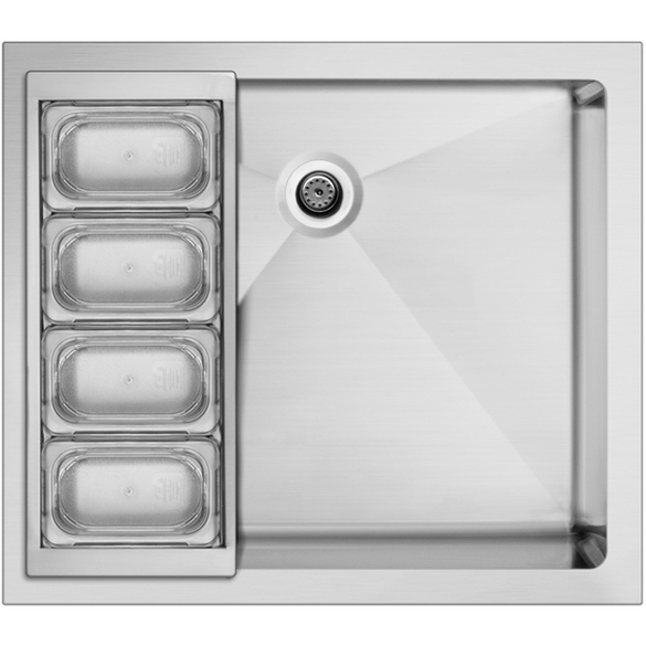 DCS BC25 25" Outdoor Beverage Chiller / Sink – Stainless Steel