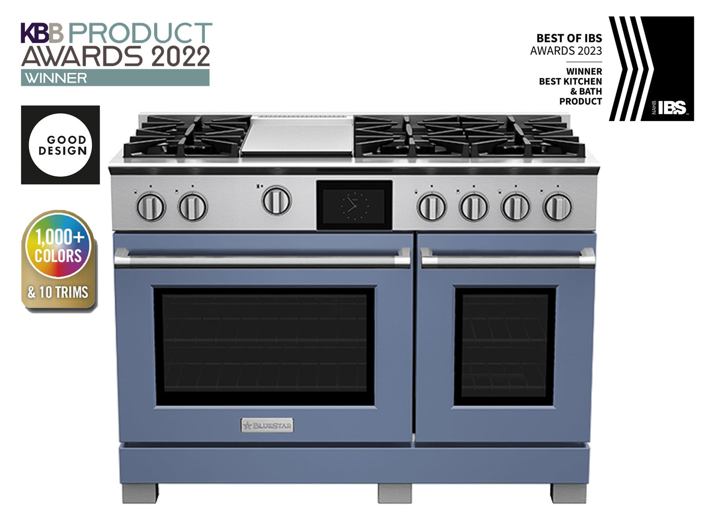 BlueStar BSDF486G 48" Dual Fuel Range with 12" Griddle