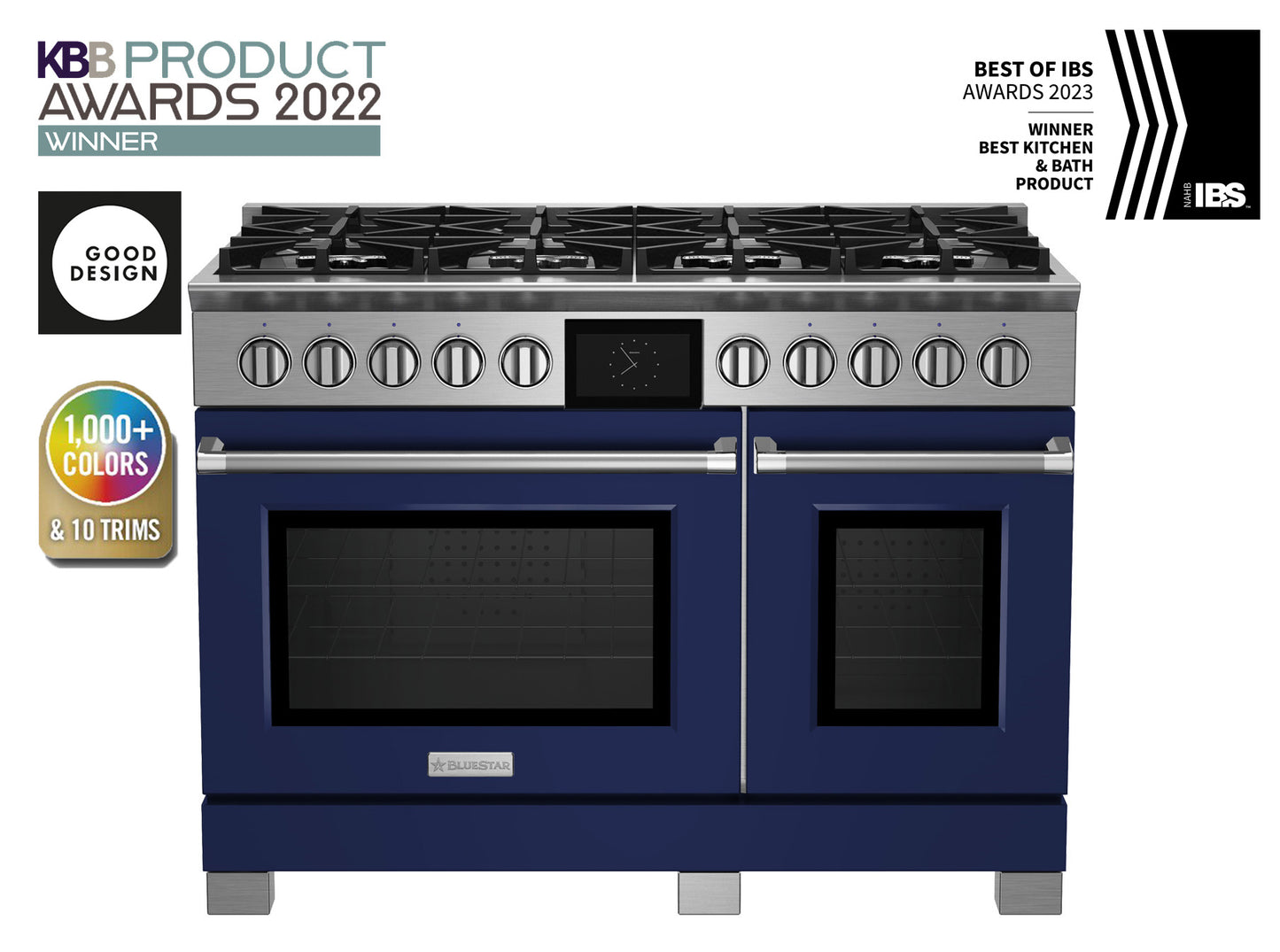 BlueStar BSDF488B 48" Dual Fuel Range