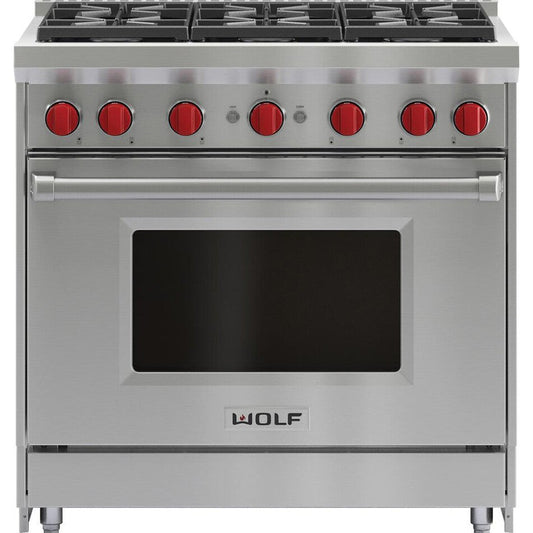 Wolf GR366 36"Gas Range with 6 Burners