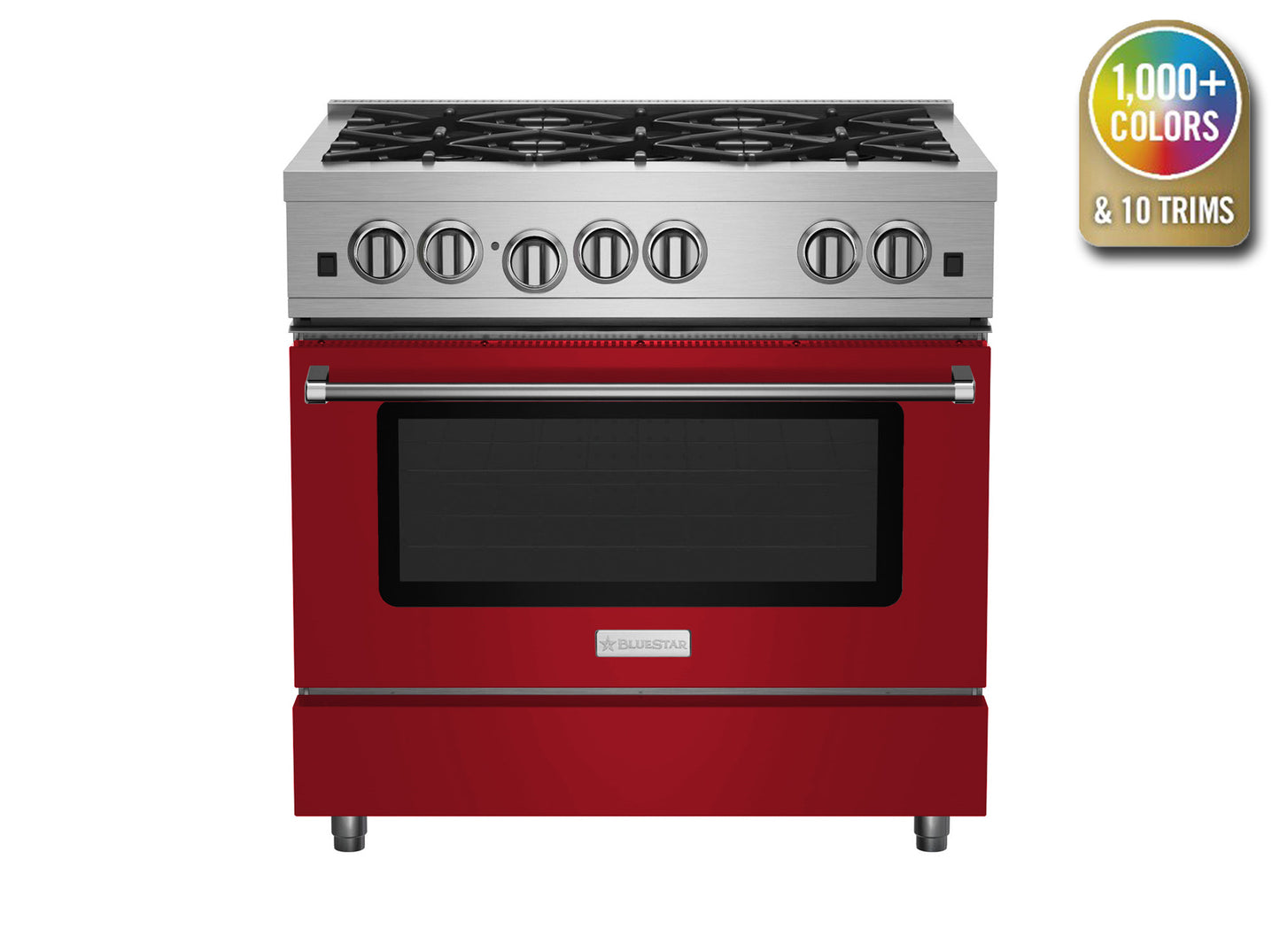 BlueStar RCS366BV2 36" Culinary Series Open Burner Gas Range