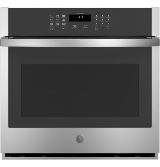 GE® 30" Smart Built-In Self-Clean Single Wall Oven - Stainless Steel