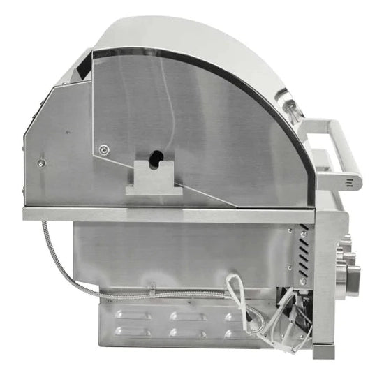 Coyote C3SL42 42-inch stainless steel built-in gas grill with Sear Zone and rotisserie for outdoor grilling.