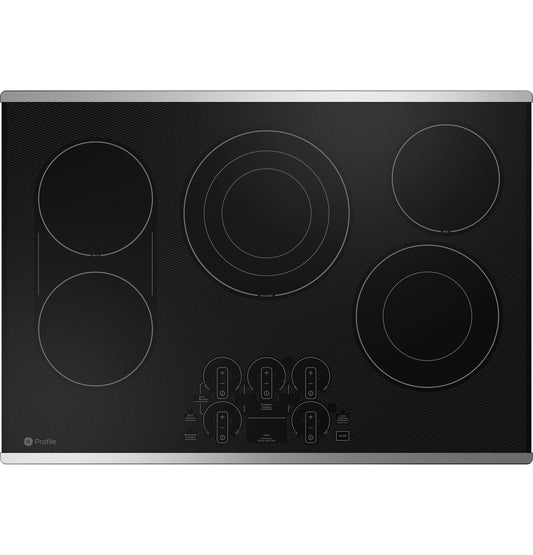 GE Profile PEP9030STSS 30” Electric Radiant Cooktop – Stainless Steel