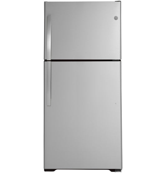 GE GTS22KYNRFS 33-inch Top-Freezer Refrigerator - Fingerprint Resistant Stainless