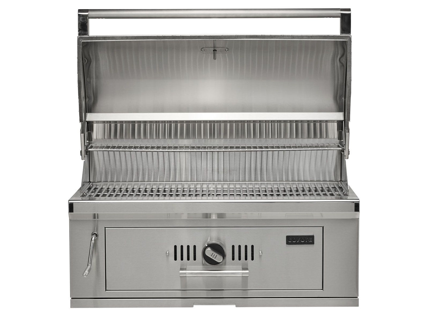 Coyote C3CH36 36" Built-In Charcoal Grill β Stainless Steel
