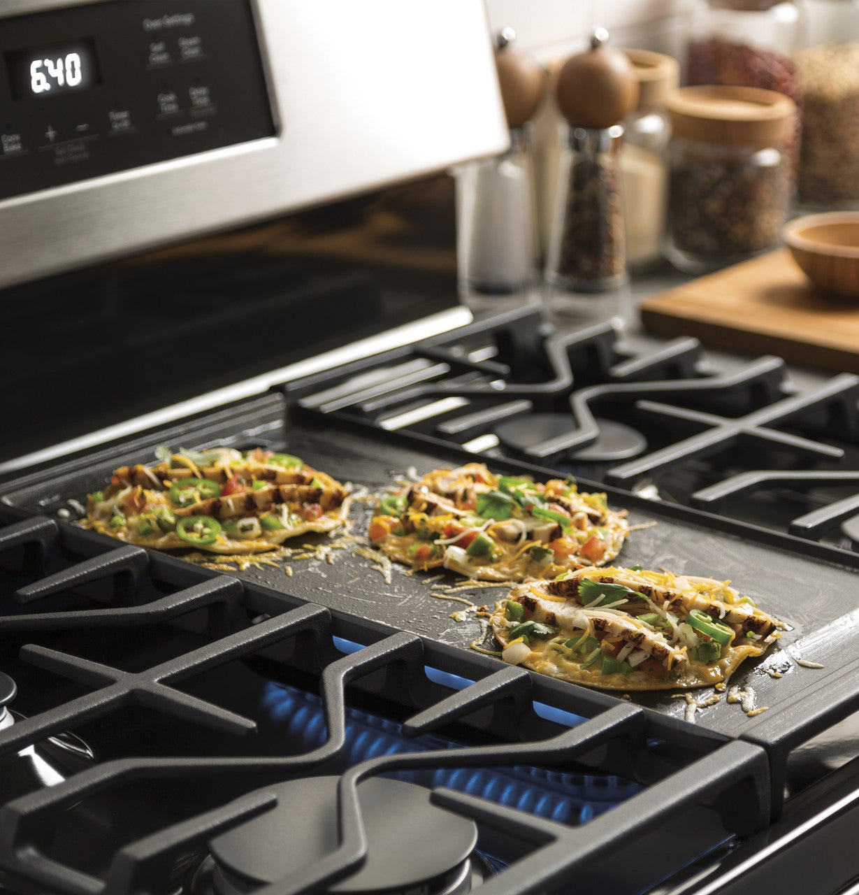 GE JGBS66REKSS 30" Free-Standing Gas Range – Stainless Steel