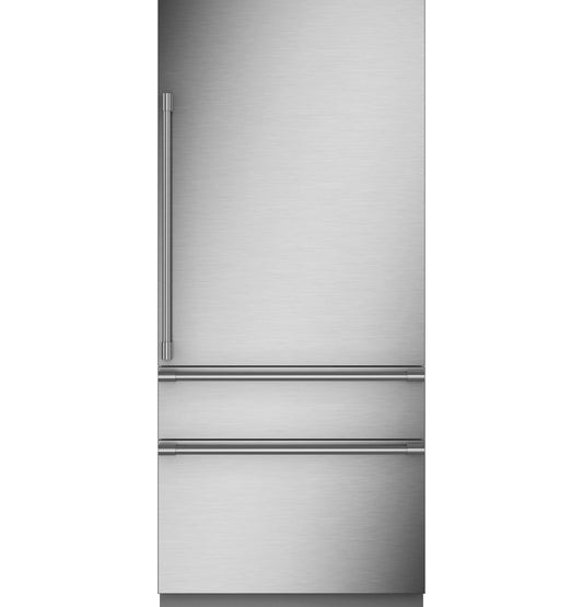 Monogram 36" Panel-Ready Integrated Bottom-Freezer Refrigerator - Right Hinge