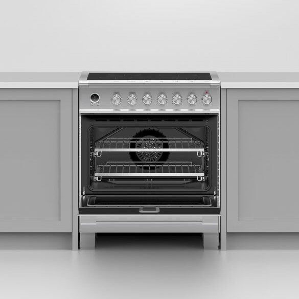 Fisher & Paykel OR30SCI6X1 30″ Series 9 Classic 4-Zone Induction Self-Cleaning Range