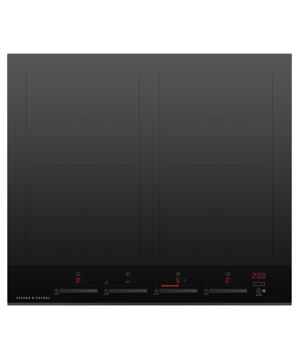 Fisher & Paykel CI244DTB4 24" Series 7 4-Zone Induction Cooktop
