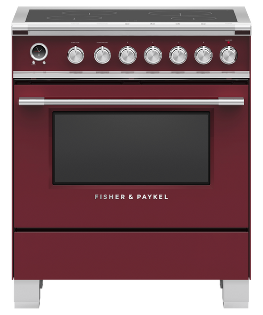 Fisher & Paykel OR30SCI6R1 30" Series 9 Classic Induction Range – Red