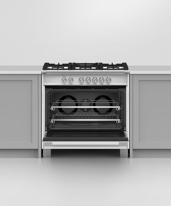 Fisher & Paykel OR36SCG4W1 36" Series 7 Classic Gas Range – White