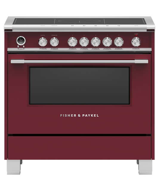Fisher & Paykel OR36SCI6R1 36" Series 9 Classic Induction Range – Red