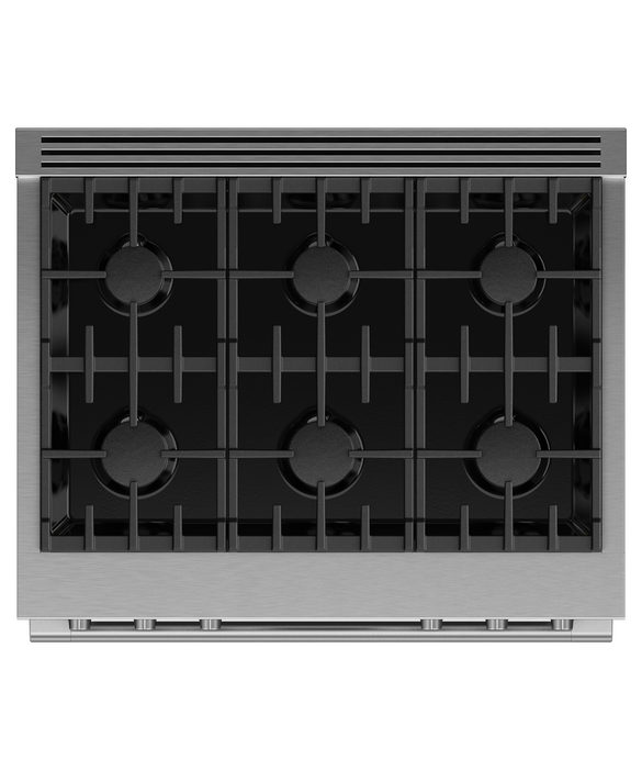 Fisher & Paykel RDV3-366-L 36" Professional Dual Fuel Range – Stainless Steel