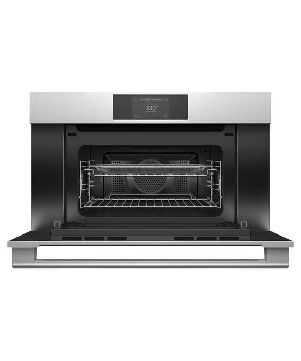 Fisher & Paykel OM30NPTX3 30" Professional Compact Convection Speed Oven - Stainless Steel