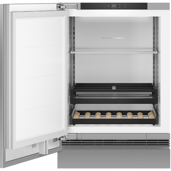 Fisher & Paykel RS2435SBL1 24" Series 9 Panel-Ready Integrated Beverage Center Solid Door