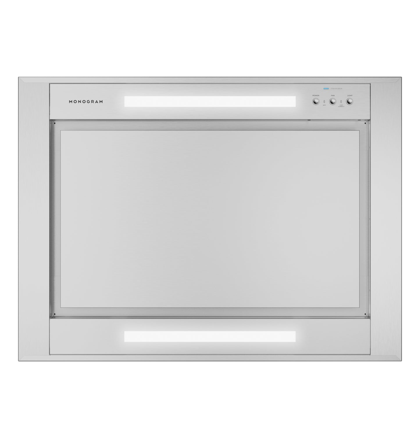 Monogram ZVIS361SRSS 36" Island Range Hood with Air Quality Sensors & Smart Controls - Stainless Steel