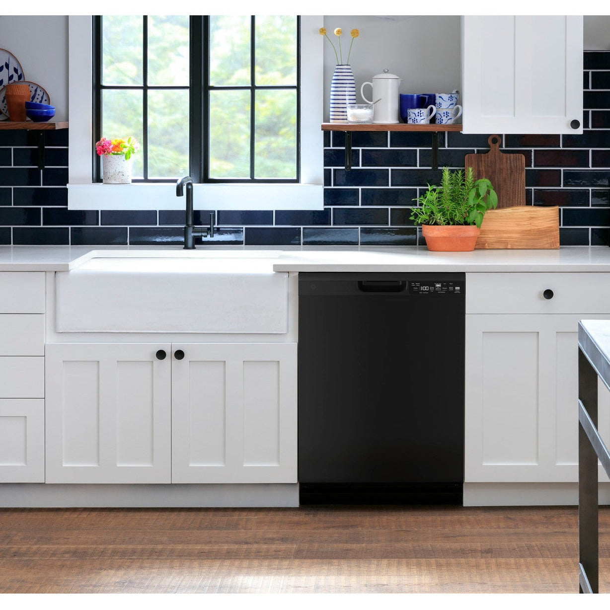GE GDF550PGRBB 24" Built-In Dishwasher with Dry Boost & Sanitize Cycle – Black