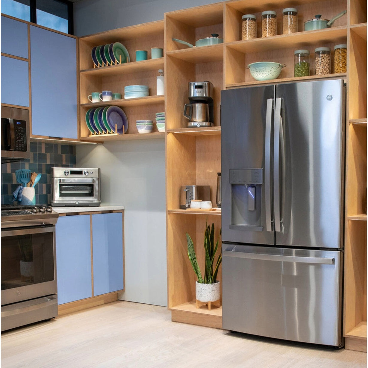 GE GYE22GYNFS 36" Counter-Depth French Door Refrigerator 22.1 Cu. Ft. – Fingerprint Resistant Stainless Steel