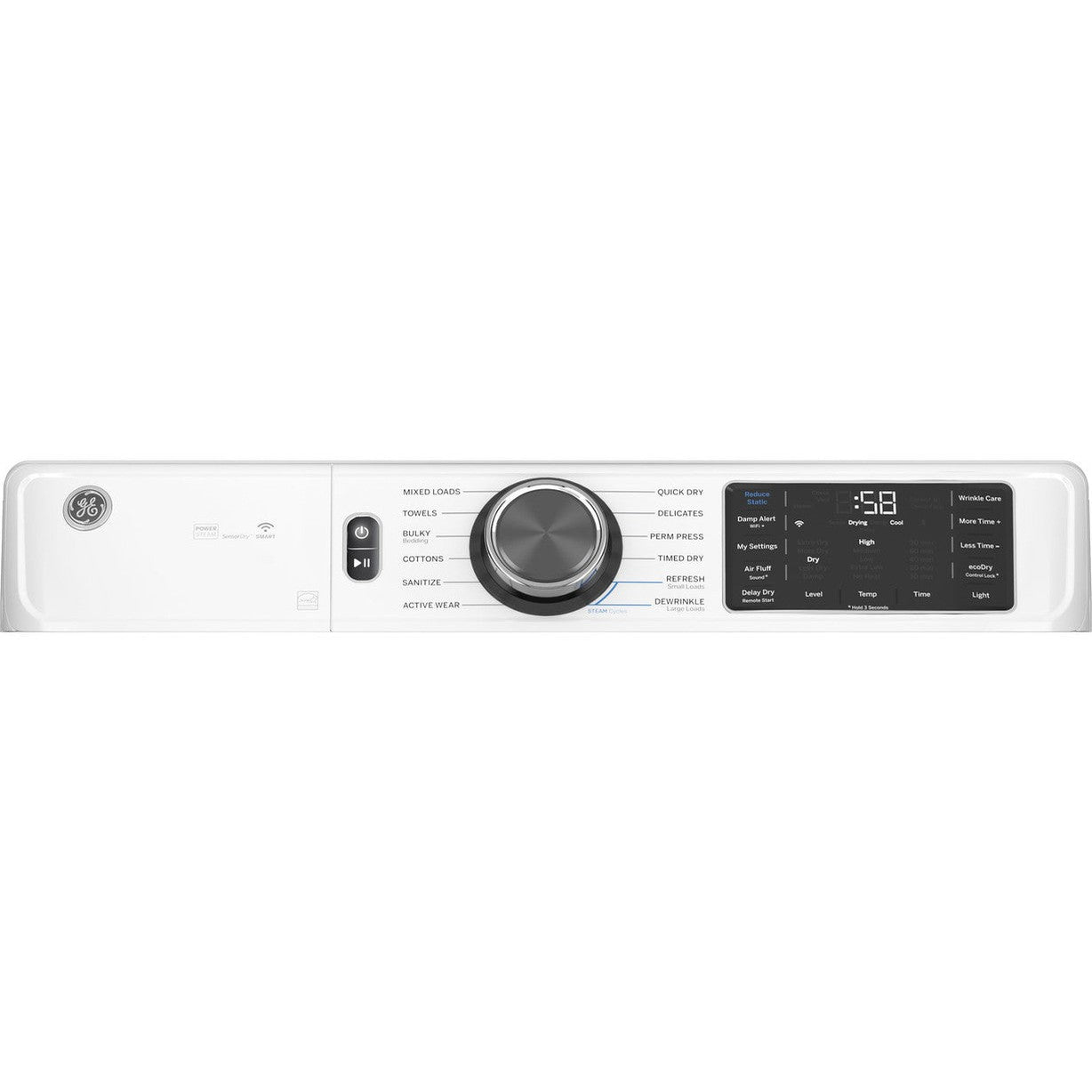 GE GFD65GSSVWW Front Load Gas Dryer