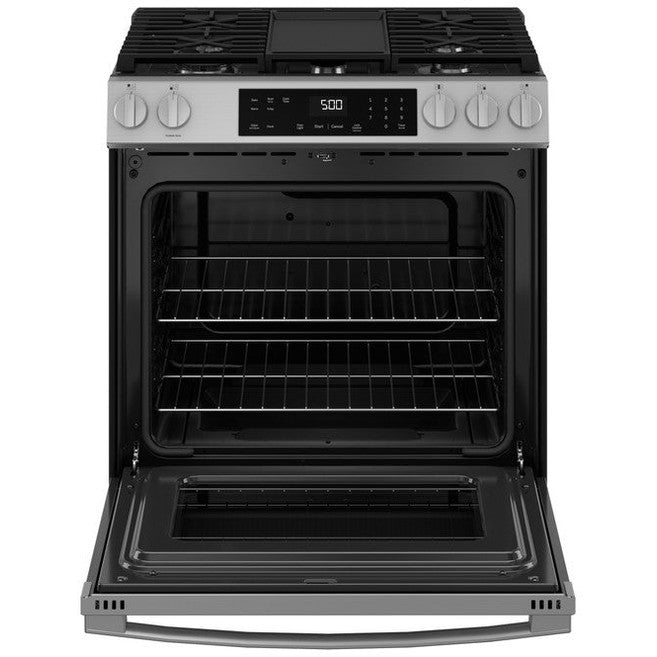 GE GGS500PVSS 30″ Slide-In Gas Range