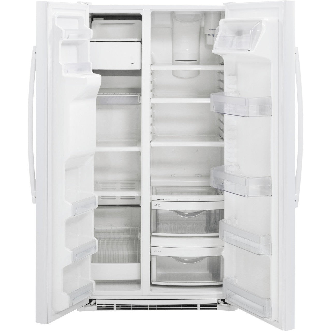 GE GZS22DGJWW 36" Counter-Depth Side-By-Side Refrigerator 21.9 Cu. Ft. – White
