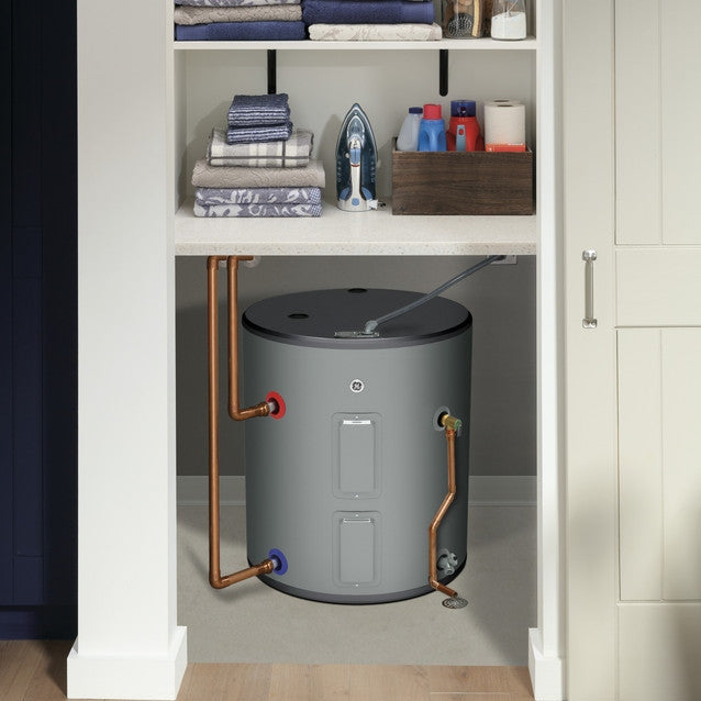 GE® 36 Gallon Side Port Lowboy Electric Water Heater