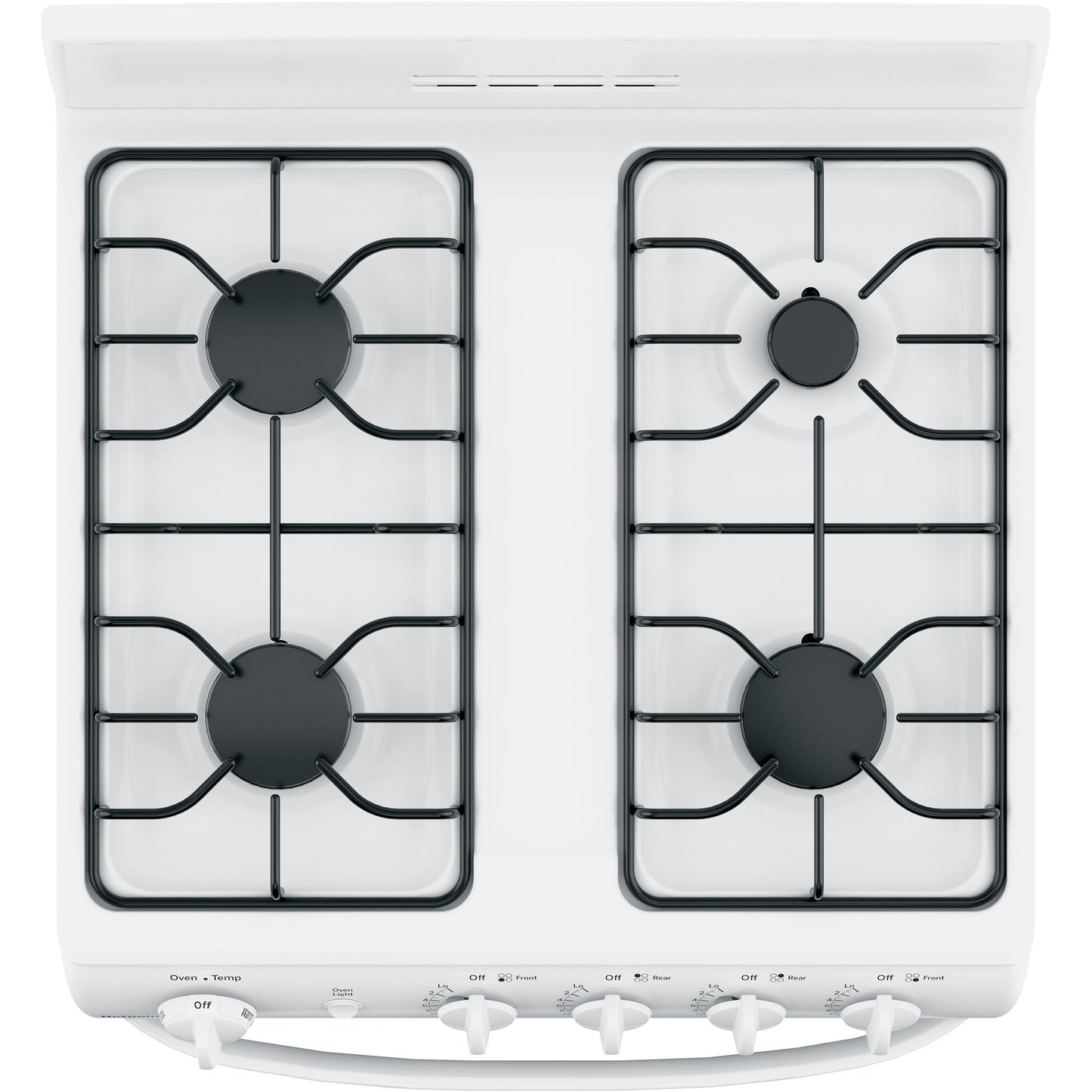 Hotpoint RGAS300DMWW 24" Front-Control Freestanding Gas Range 2.9 Cu. Ft. – White