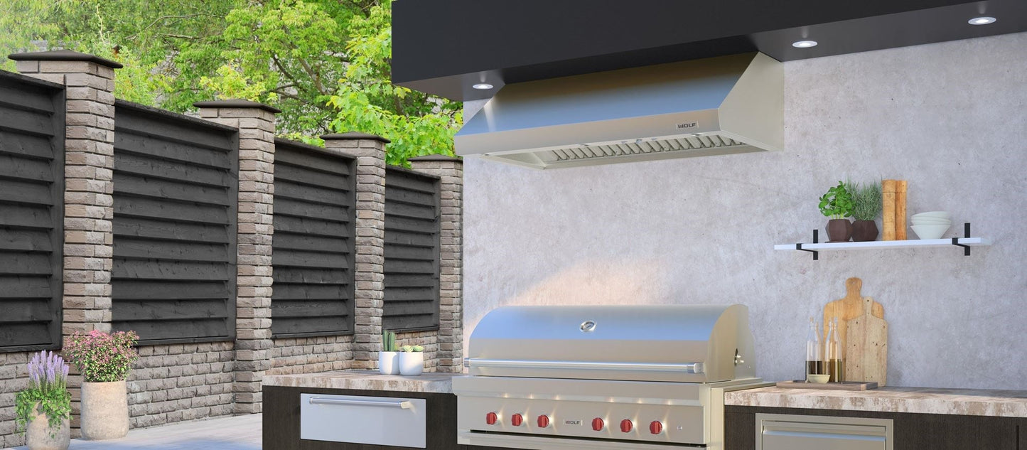Wolf PW603318O 60" Outdoor Pro Wall Hood