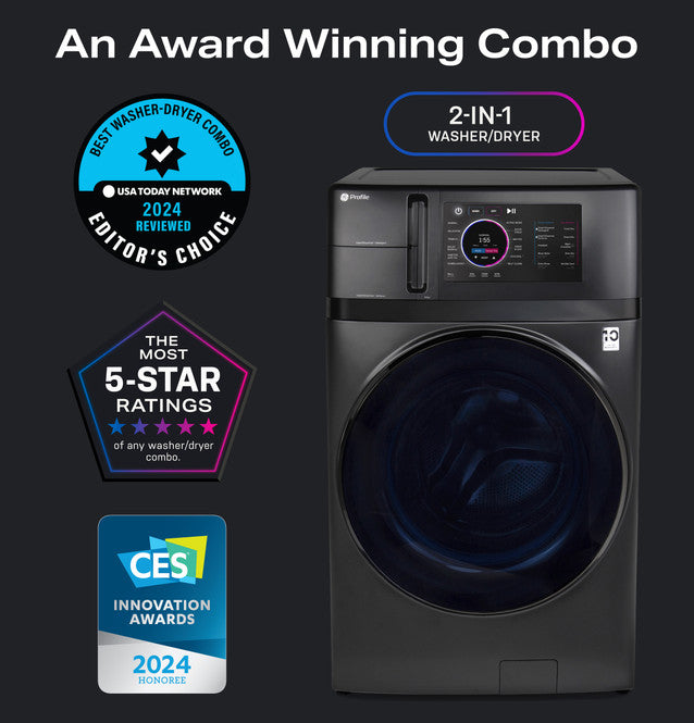 GE Profile™ 4.8 Cu. Ft. UltraFast Combo Washer & Dryer – Carbon Graphite