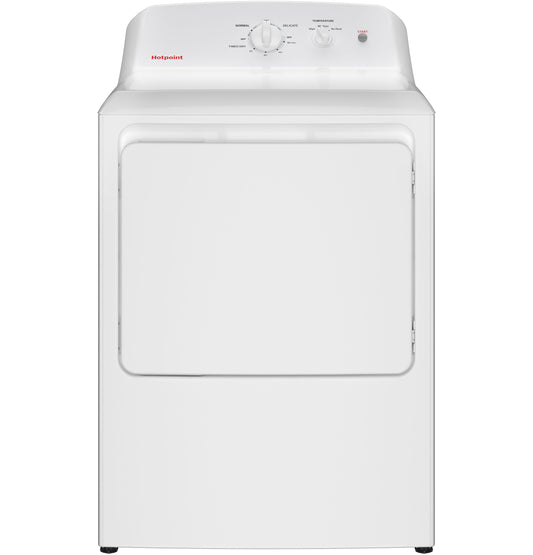 Hotpoint HTX26EASWWW 6.2 cu. ft. Shallow Depth Electric Dryer