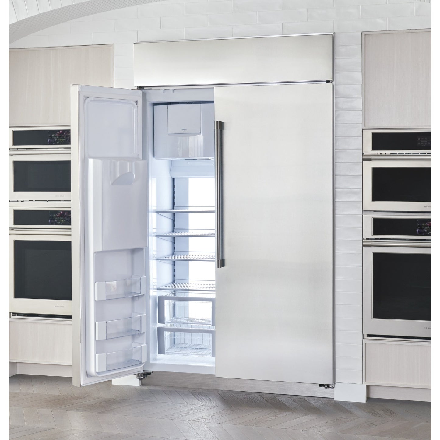 Monogram 48" Built-In Side-by-Side Refrigerator with Dispenser