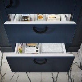 DET3650CIID – 36" Designer Over-and-Under Refrigerator/Freezer with Ice Maker and Internal Dispenser - Panel Ready