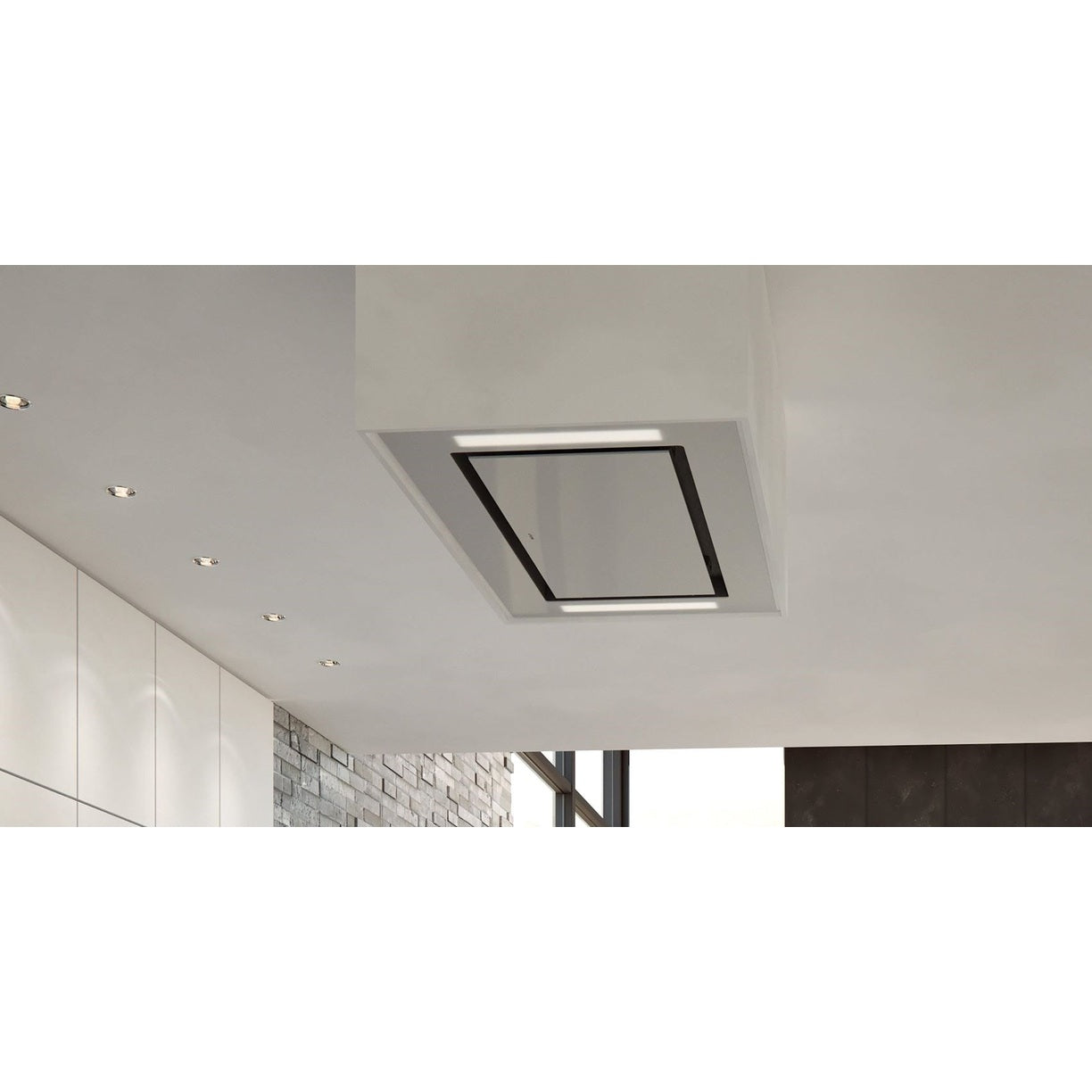 Wolf VC36W 36" White Glass Ceiling Hood