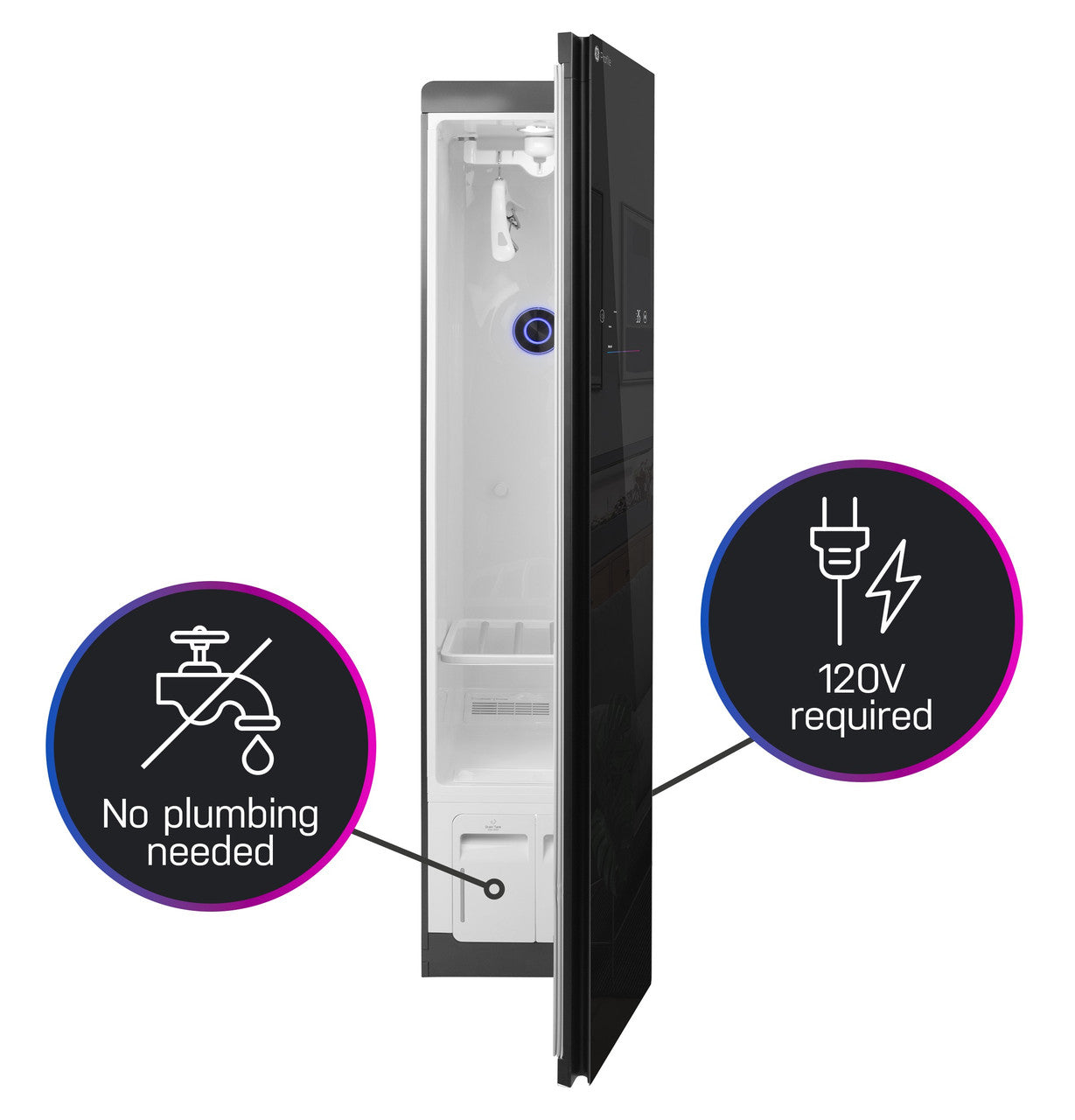 GE Profile Steam Closet with Fabric Refresh