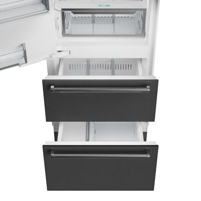 Sub Zero DET3050CIID – 30" Designer Column Refrigerator/Freezer with Ice & Internal Dispenser