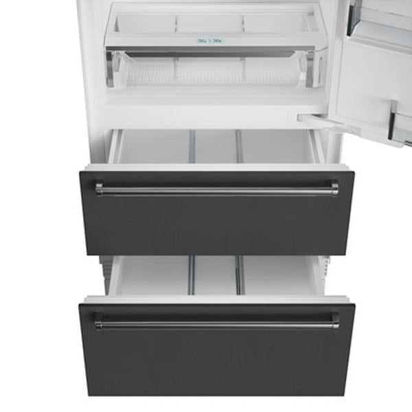 Sub Zero DET3650RID – 36" Designer Over-and-Under Refrigerator with Internal Dispenser - Panel Ready