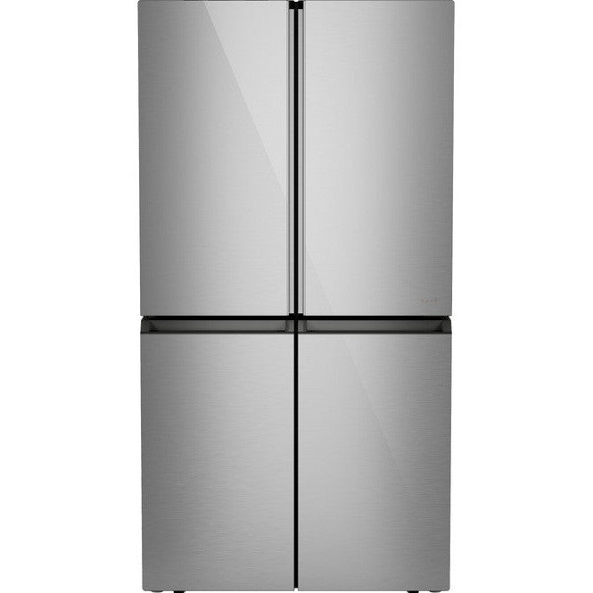 Quad door refrigerators
