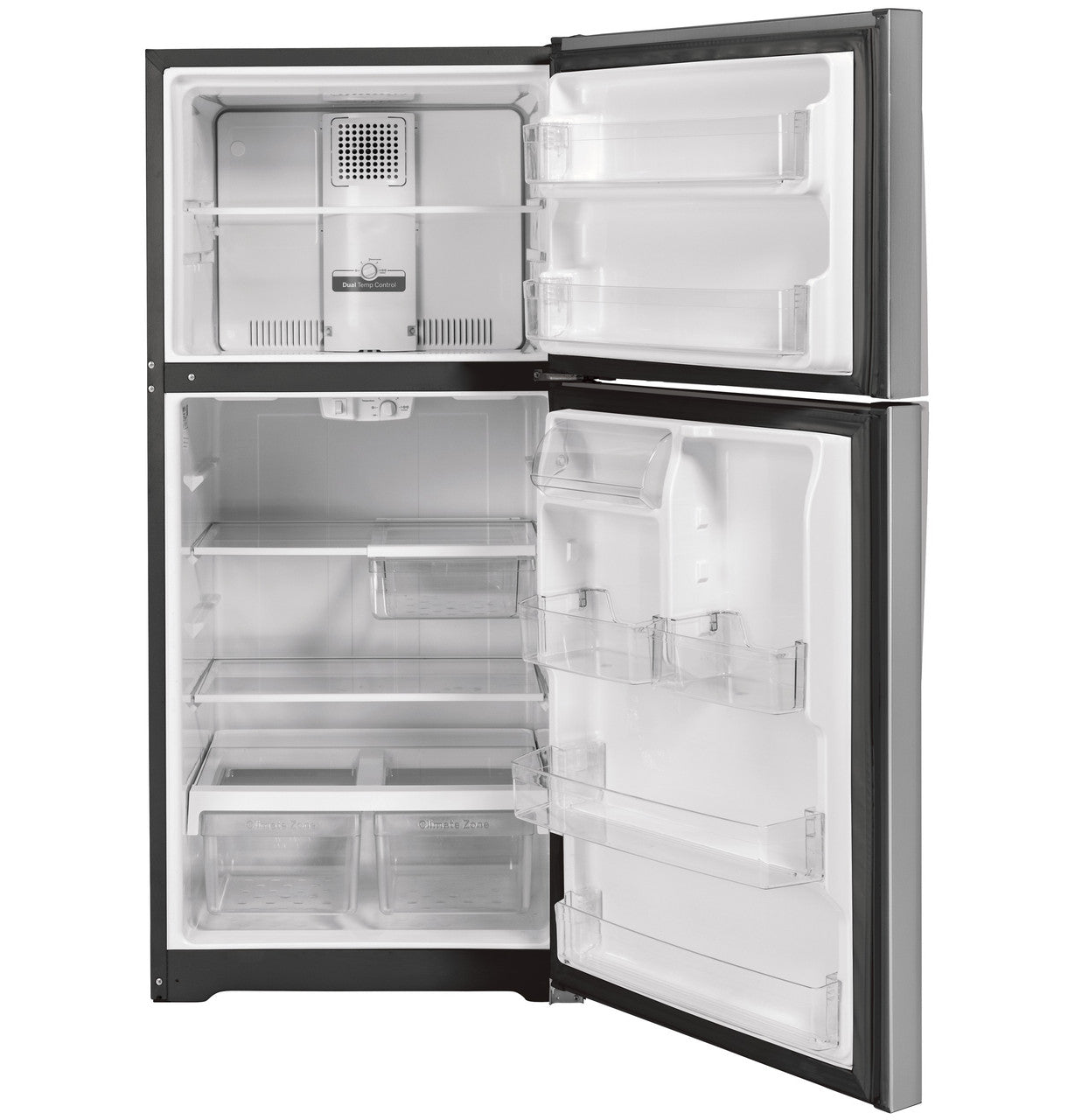 GE GTS22KYNRFS 30-inch Top-Freezer Refrigerator - Fingerprint Resistant Stainless