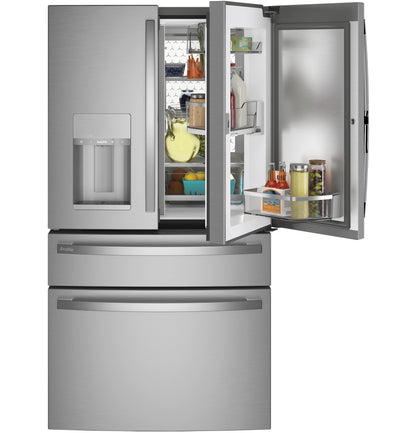 GE Profile PVD28BYNFS 36" 27.9 Cu. Ft. 4-Door French Door Refrigerator with Dual-Dispense AutoFill Pitcher