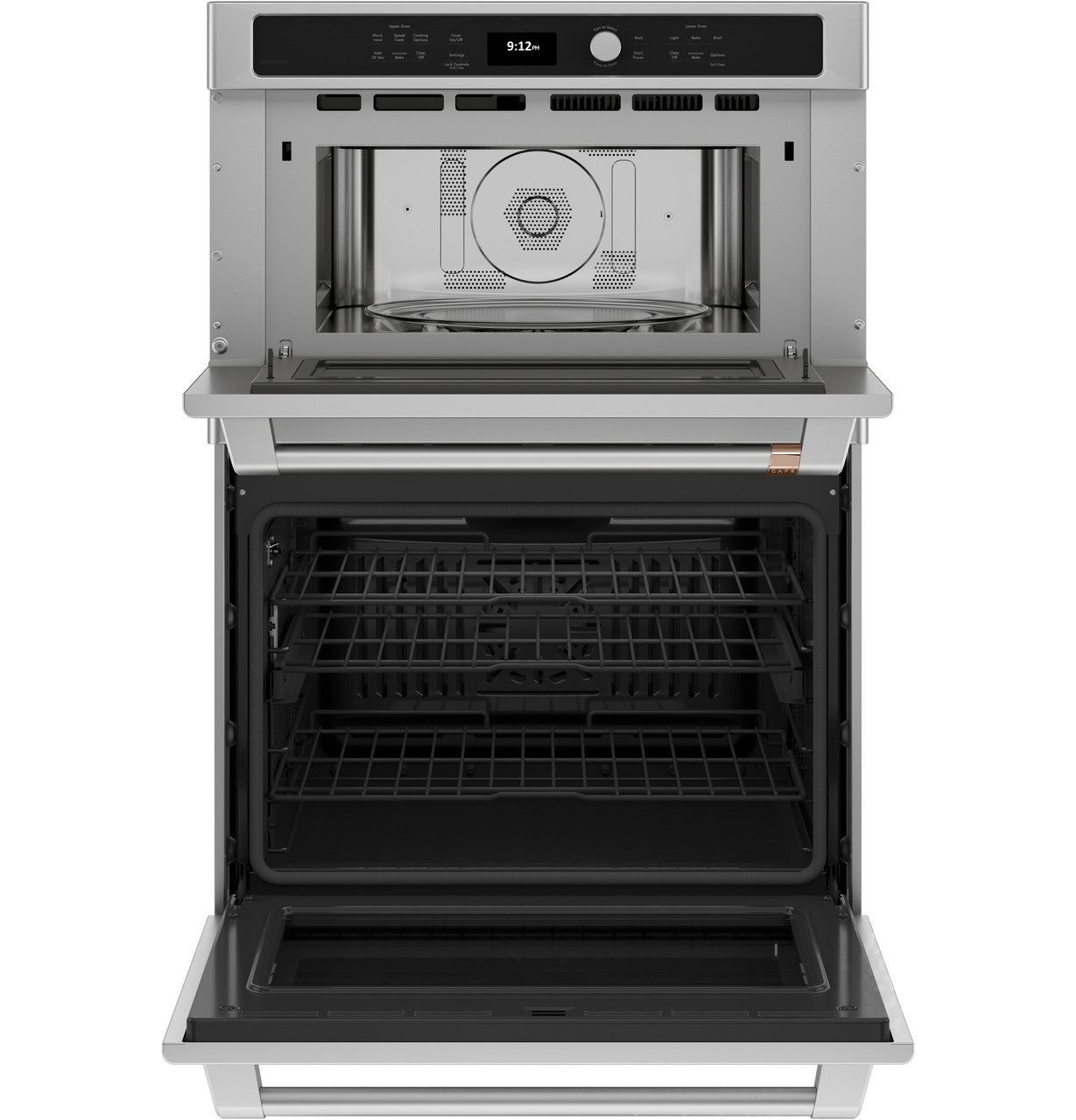 Cafe CTC912P2NS1 30" Combination Double Wall Oven with Convection and Advantium® Technology