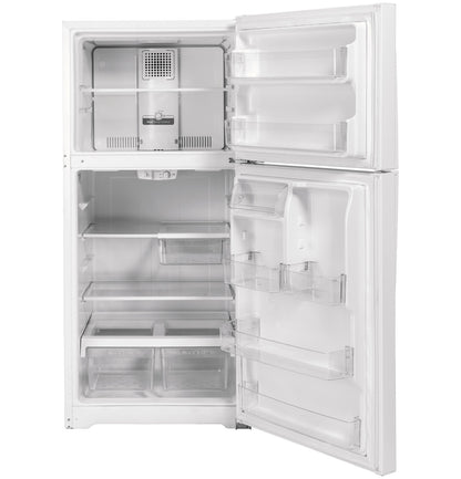GE GTS22KGNRWW 33-inch Top-Freezer Refrigerator - White