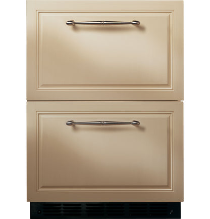 Monogram ZIDI240HII 24" Panel-Ready Built-In Double-Drawer Refrigerator