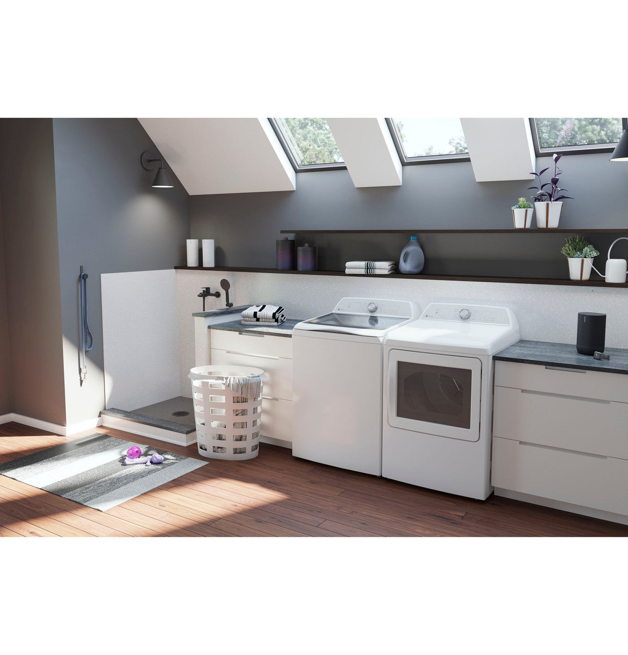 GE Profile PTW605BSRWS 4.9 cu. ft. Capacity Washer with Agitator